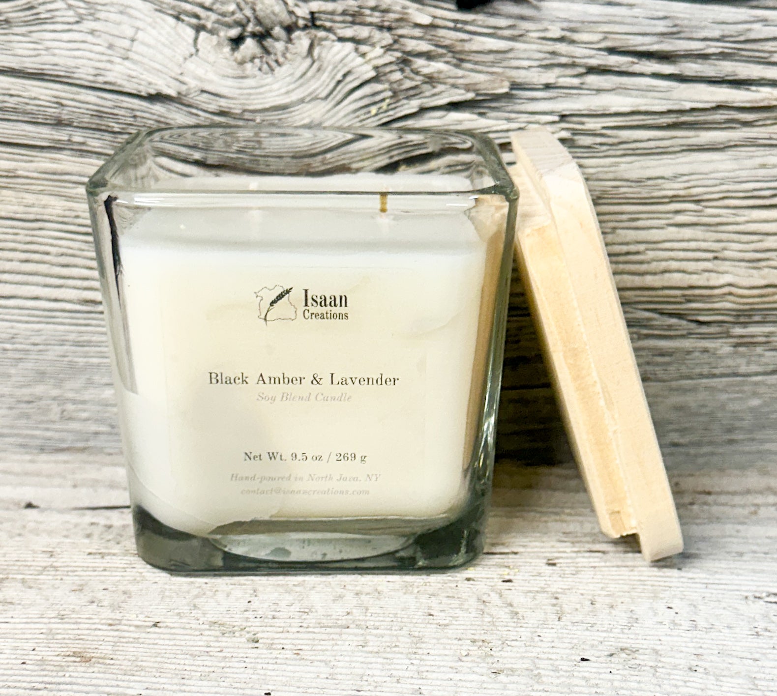 Black Amber & Lavender Candle (9.5 oz)