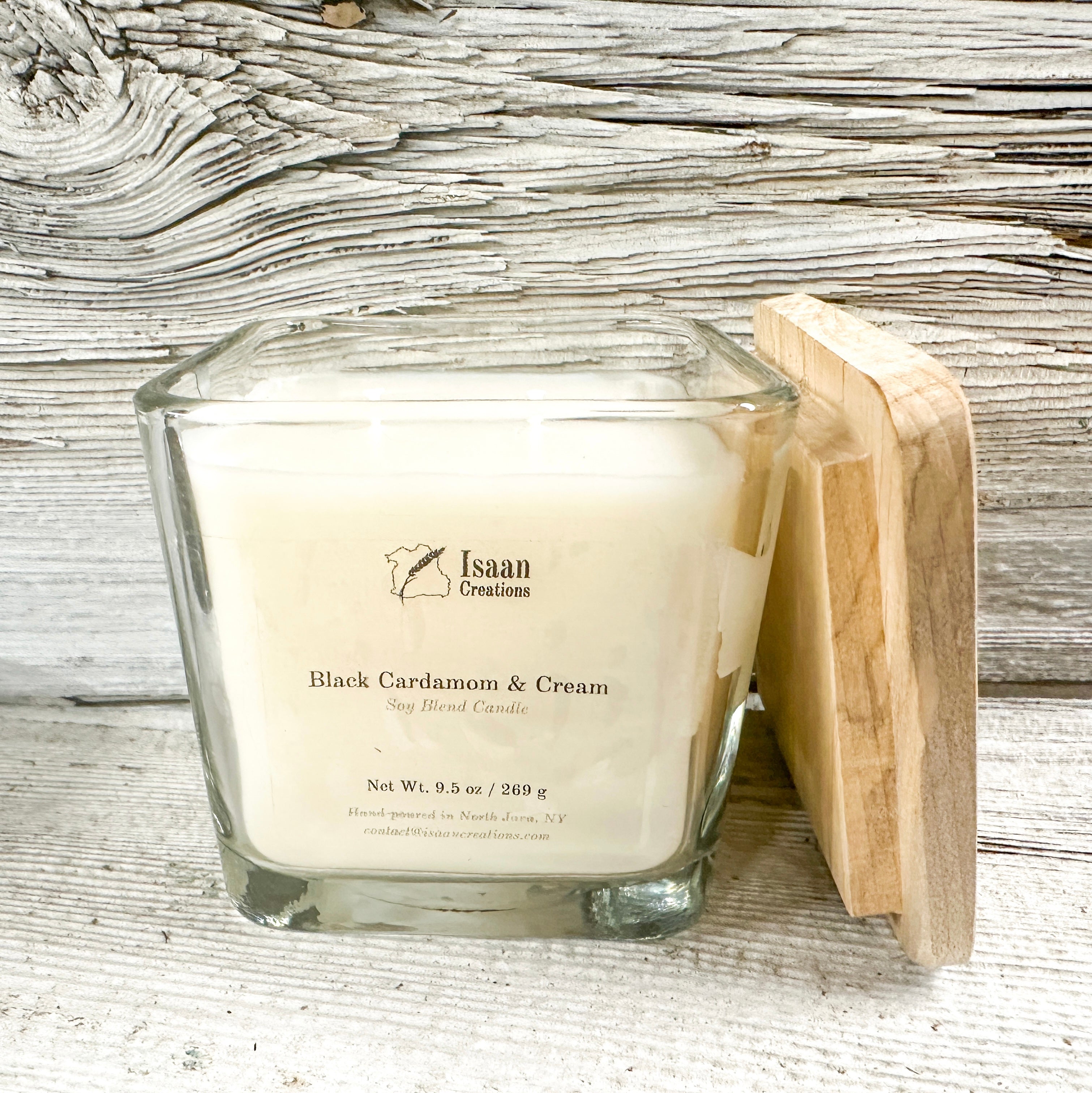Black Cardamom & Cream Candle (9.5 oz)