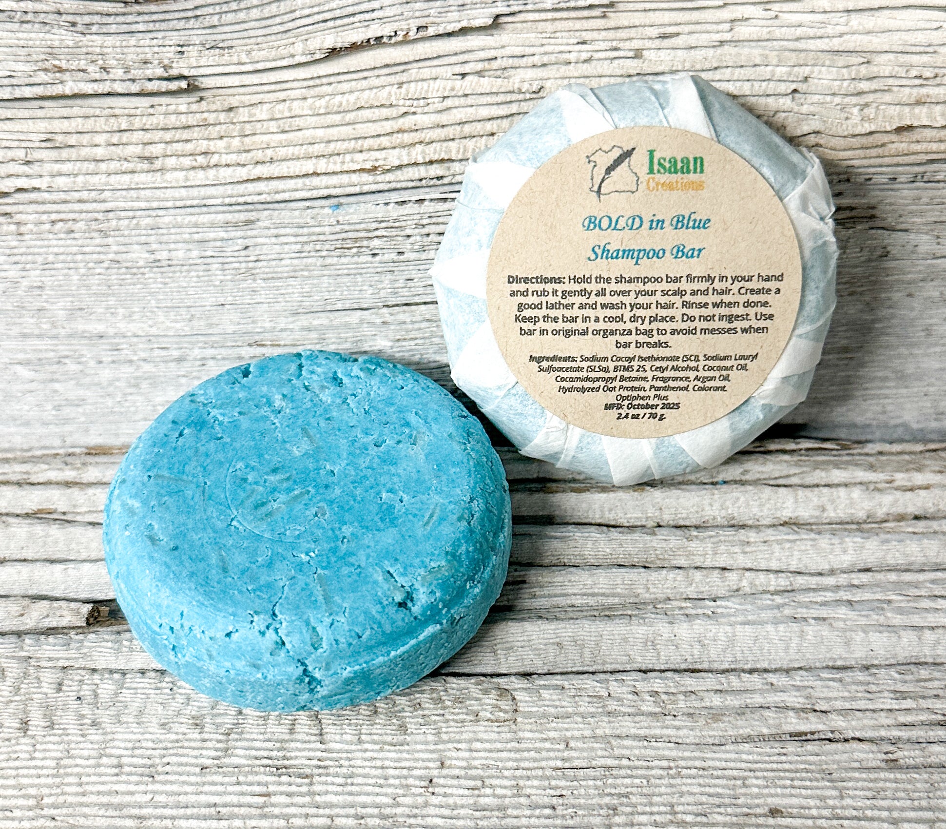 Bold in Blue Shampoo Bar