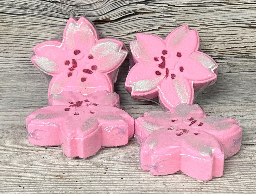 Cherry Blossom Foaming Bath Bomb