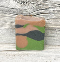 Green Camo Handcrafted Soap