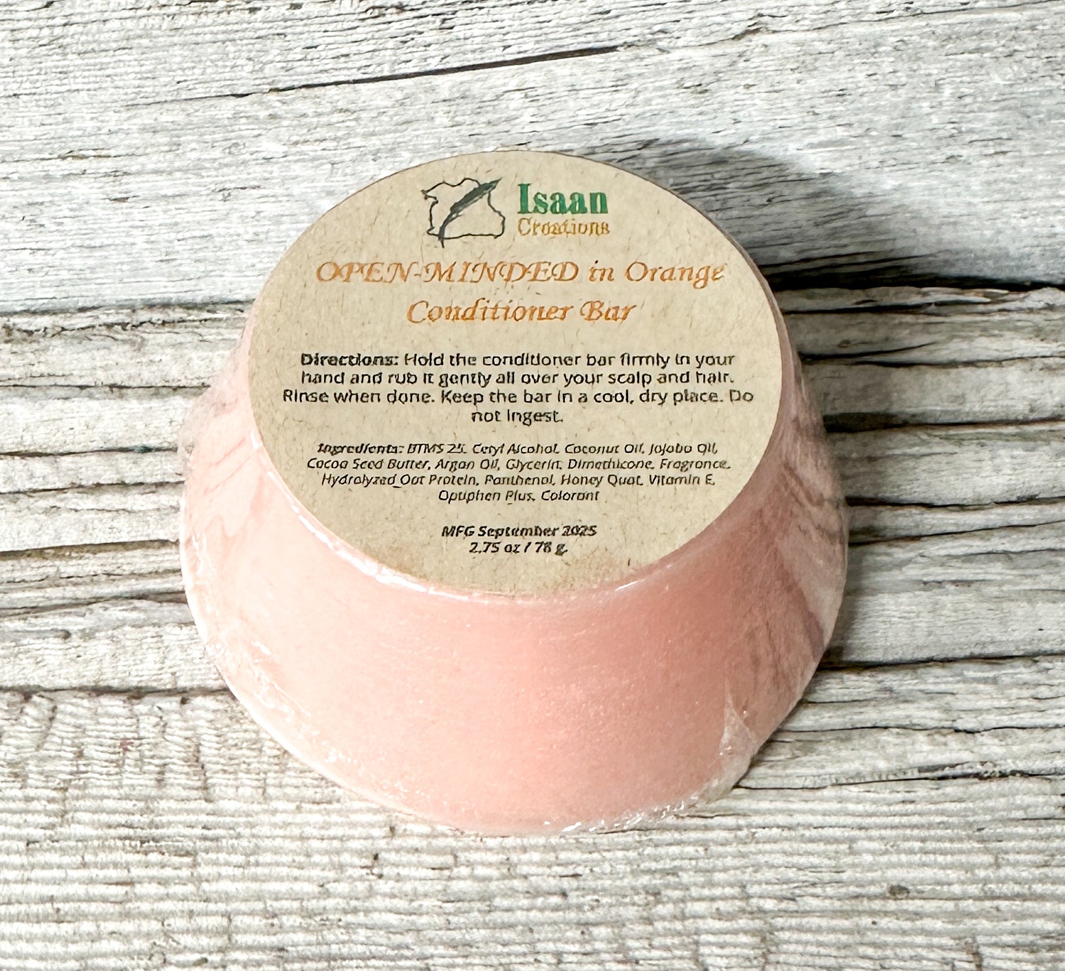 Open-Minded in Orange Conditioner Bar