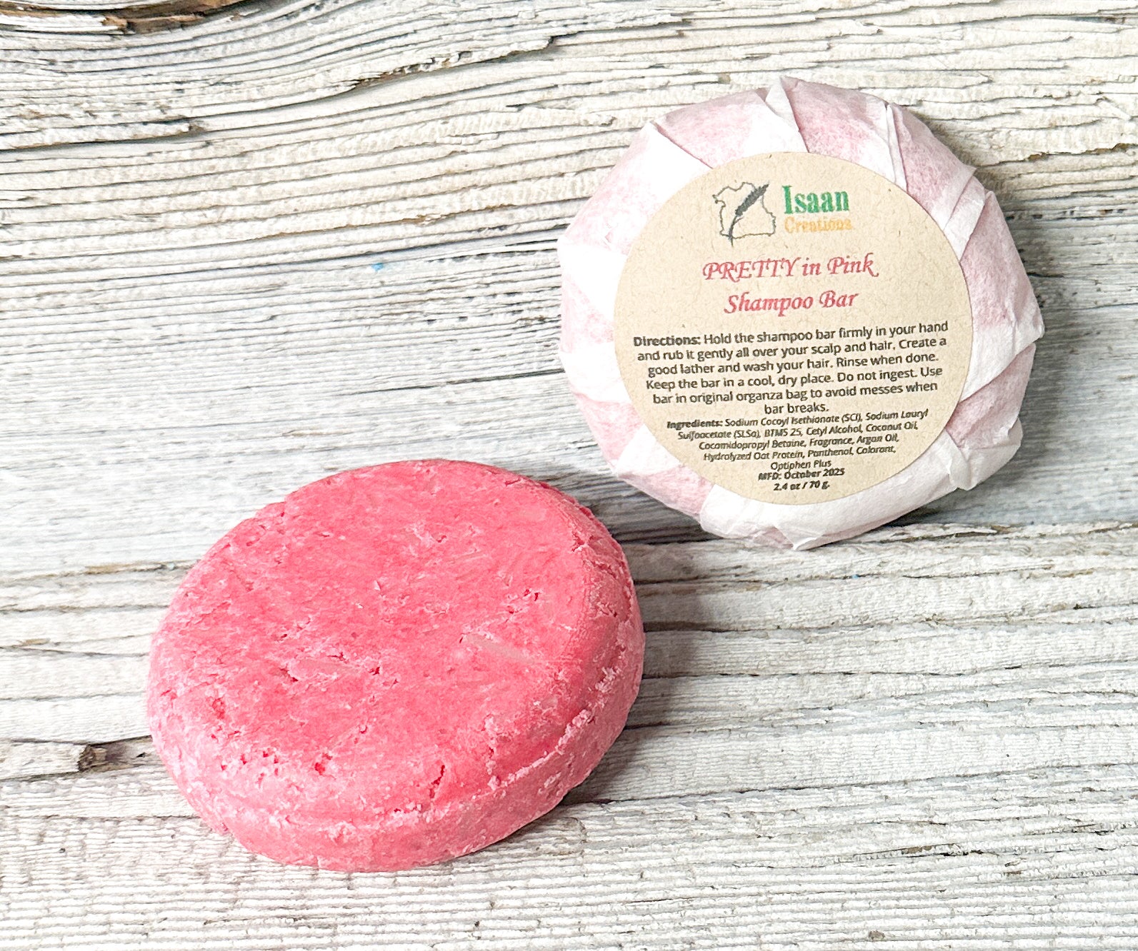 Pretty in Pink Shampoo Bar
